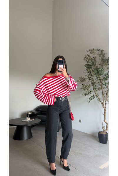 Bade Butik Füme Elis Mom Jean
