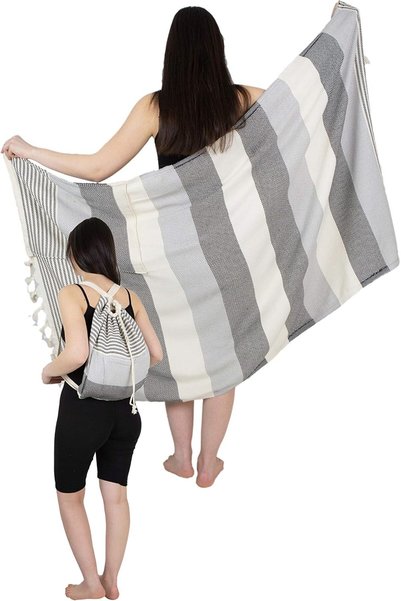 Generic One's & Unique - Beach Bag & Towel Combo 100% Cotton, 100x180 cm Turk...