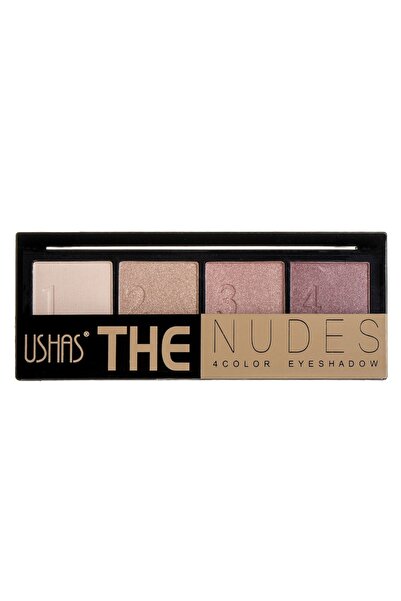 CATIANO Paleta Machiaj cu Farduri de Ochi Maro Auriu Mat & Glitter (4 culori) 5g