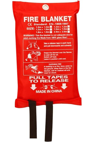 Generic Fire Blanket for Emergency Fire Suppression Fiberglass Layered 100% F...