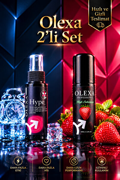 OLX 2’li Set Erkek Uzun Süre & Kayganlaştırıcı Jel