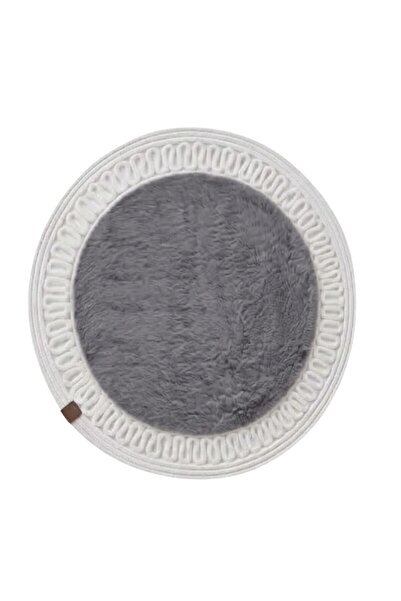 Comfort Craft Στρογγυλό βελούδινο χαλάκι με μοτίβο από γιούτα της σειράς Moon...