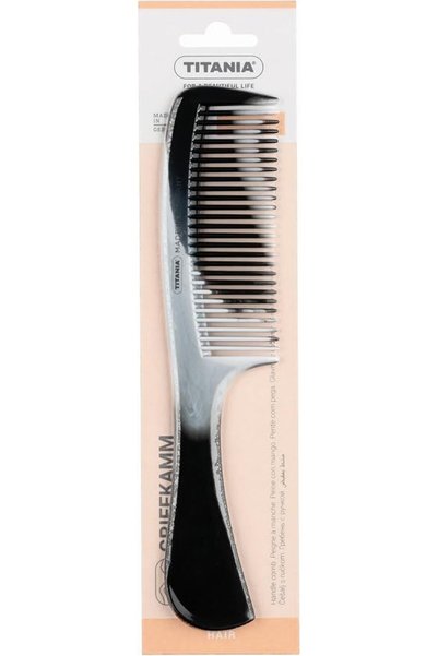 TITANIA ITALY Hair comb with handle - Model Nr.1807/4