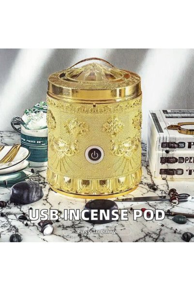 Generic Brand Electronic Incense burner Alloy Mini, Handheld Agarwood Small Car Incense burner