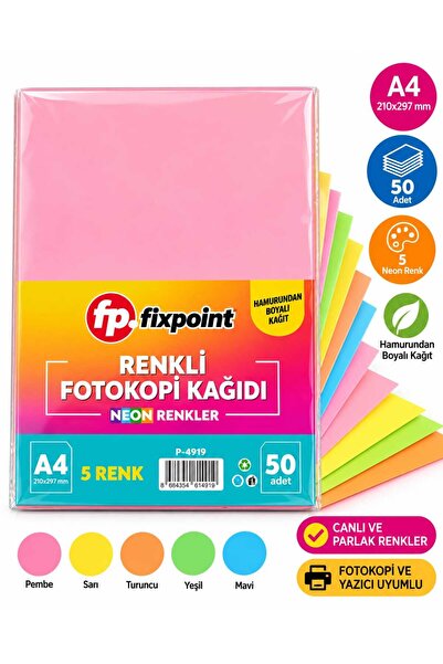 Renkli Fotokopi Kağıdı