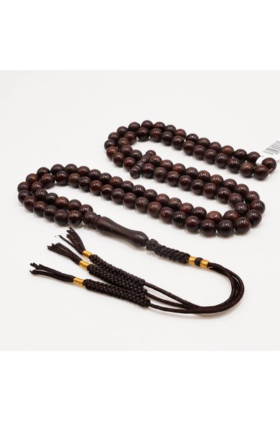 Generic Brand Coconut Shell Rosary Prayer Beads – 99 Beads, 6.5mm Round Tasbi...