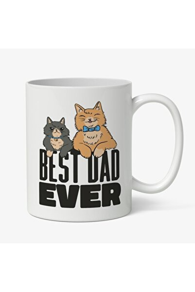 INOVATIX Personalized white mug, Black Orange Cat With Blue Bow Tie Smiling A...