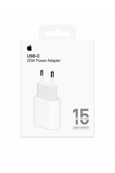 İPHONE 15 PRO MAX İLE UYUMLU 25W USB-C ŞARJ ADAPTÖRÜ
