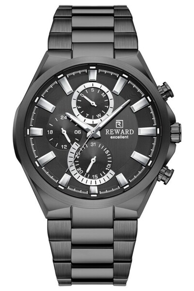 Reward Rd813307M Men's Wristwatch with Steel Strap