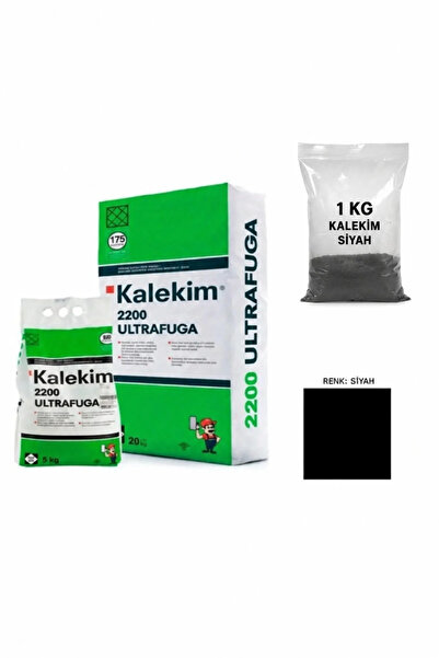 Kalekim 1 KG SİYAH Renk Derz 2200 ULTRA FUGA Silikon Katkılı 1 KG Açık Şeffaf...