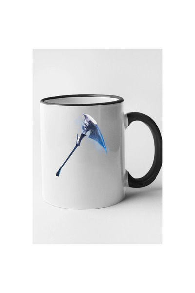INOVATIX Personalized mug with black handle Fortnite - Glacial Slasher Pickax...