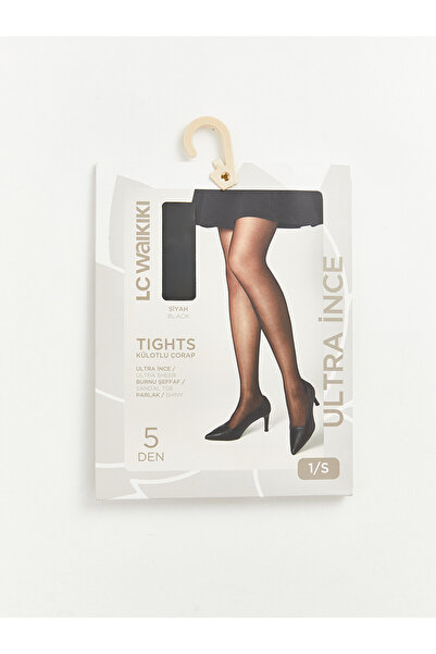LC Waikiki Alita City Lcw Dream Black Women's Pantyhose with a Difference