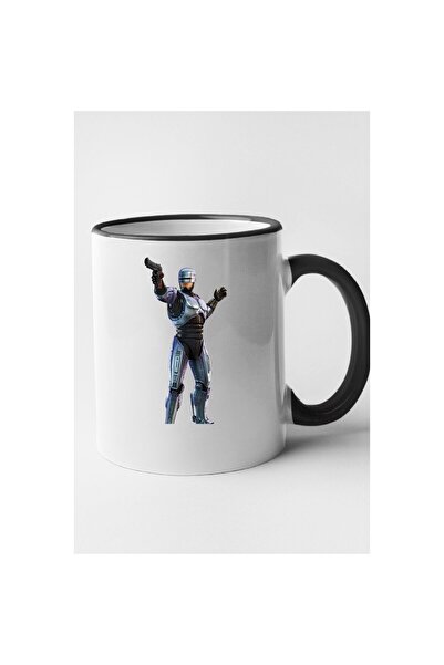 INOVATIX Personalized Fortnite mug - RoboCop with black handle, INOVATIX®. 330ml