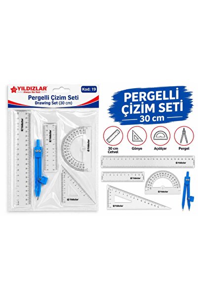 Pergelli Çizim Seti