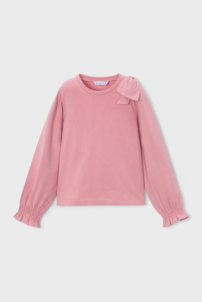 MAYORAL Girl's T-Shirt with Ribbon
