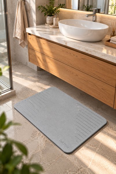 DİATOM Düz çizgi model Banyo paspası Su emici paspas diatomite mat abdest paspası duşakabin önü banyo matı lavabo önü paspas