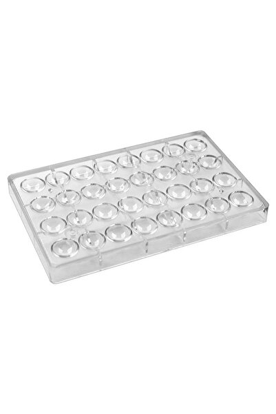 MATFER Matriță din policarbonat, Matfer, pentru ciocolată, emisferă 2,6 cm
