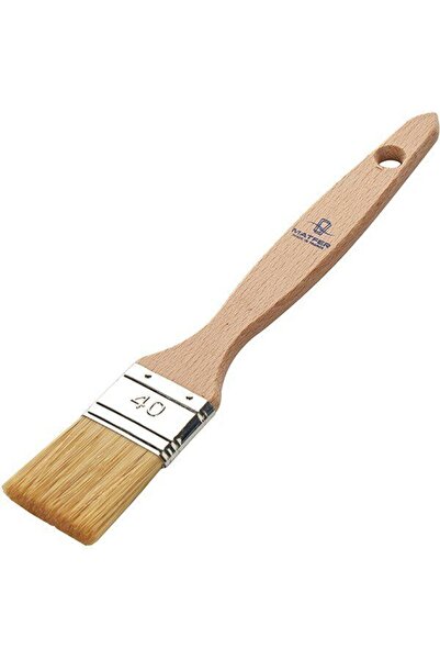 MATFER Pastry Brush, with wooden handle + hair, 4 cm width