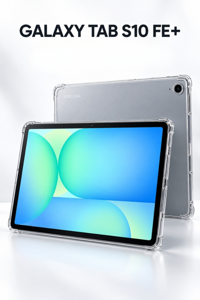 Fuchsia Samsung Galaxy Tab S10 FE Plus 13.1 Uyumlu İnç Şeffaf Antişok Tablet ...