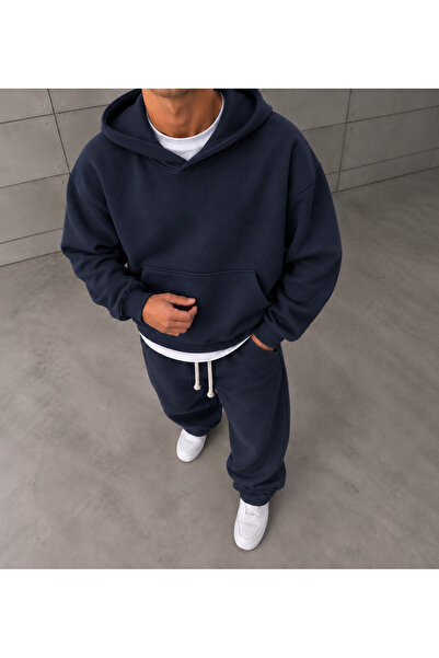Hoodie Lacivert Takım