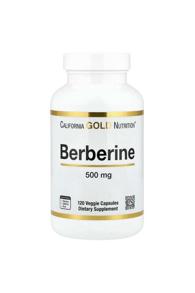 Berberine HCl 500 mg, 120 Vejetaryen Kapsül