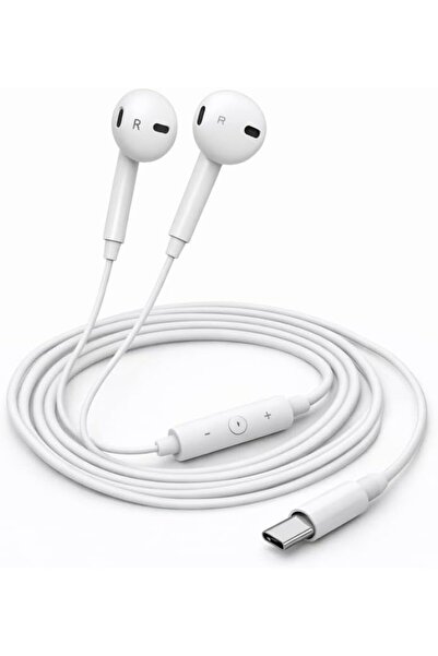 Generic سماعات أذن سلكية من تشاببيلين بمنفذ USB-C - تصميم عازل للضوضاء - صوت ...