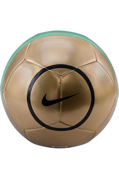 Generic كرة قدم NK ACADEMY T90 METALLIC SP26 للجنسين، ذهبي معدني/أخضر/أسود، م...