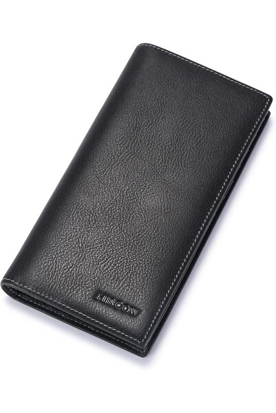 Generic Bifold Long Wallet with 15 Slots - Italian Calfskin