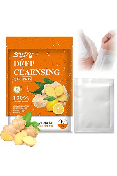 Generic Ginger Detox Foot Patches 10Pcs - Natural Cleansing Foot Pads for Bod...