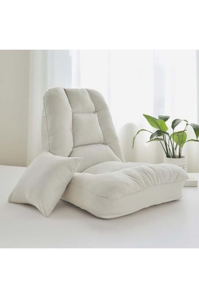 Generic Floor Sofa with Back Support, 5 Reclining Poistion Adjustable Bed, Fo...
