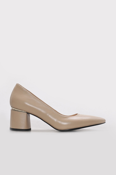 FAST STEP Genuine Leather Büskivi Women's Low Heeled Shoes 322Za2764