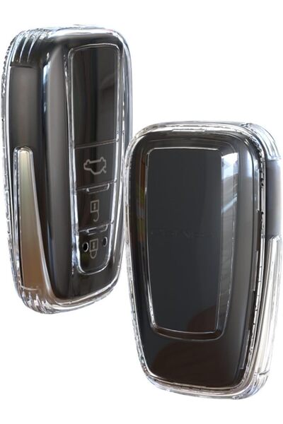 Generic 2-Pack Clear Car Key Fob Cover Compatible with Toyota Highlander RAV4...