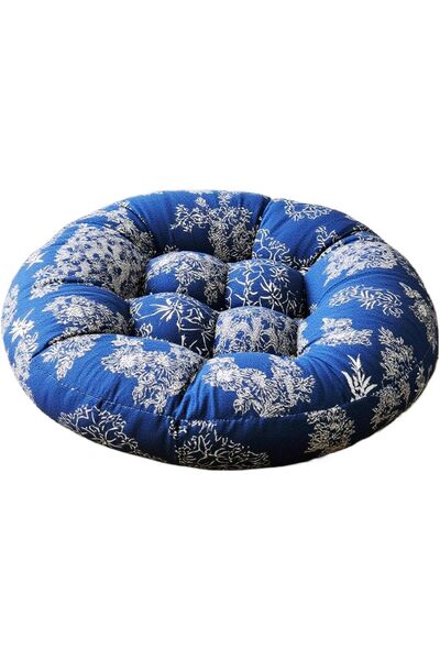 Generic Floor Cushion,55x55cm Round Floor Seating Set for Home