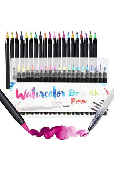 Generic Watercolour Brush Pens Set, Teenage Girls Gifts, 20+1 Brush Pens with...