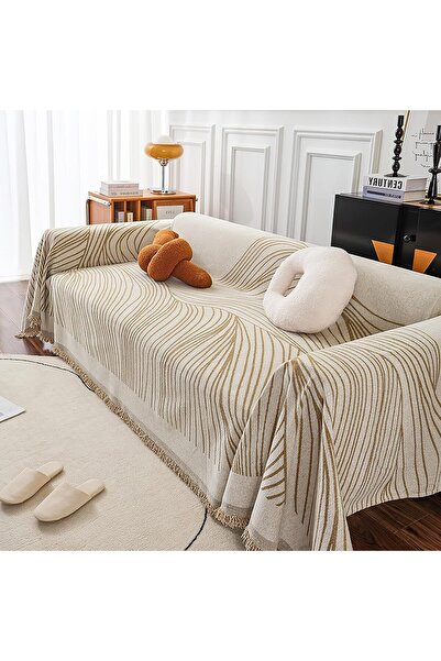 Generic Sofa Covers, Boho Couch Cover, Thick Chenille Sectional Sofa Cover Mo...