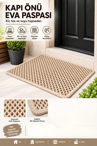 Sviesa Door Front Eva Mat Non-Slip Base Decorative Water and Dust Catcher Outdoor Door Mat