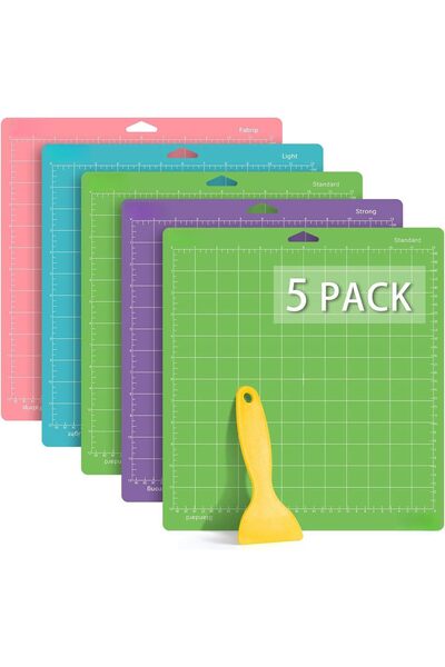 Generic Cutting Mat Compatible with Cricut, Variety Mats for Cricut Explore A...