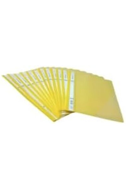 Generic Clear File Folders A4 Size, 12-Pack, Assorted Colours (WHITE)