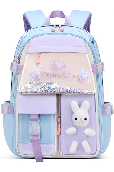 Generic Kawaii Bunny Sequin Kids Girls Backpack Elementary Students Book Bag ...