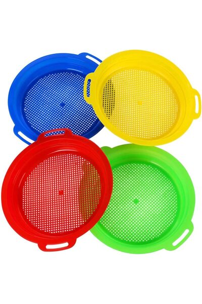 Generic Jumbo Beach Sand Sieves Toys, Large Beach Sifter Toy Sets Kit Gear Ga...