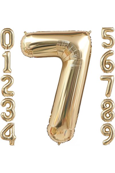 Generic Gold Number Balloon 40 Inch, 0-9 Number Balloons, 10 20 30 40 50 Numb...
