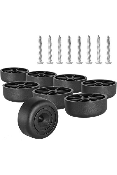 Generic 8 Pack 1/2" Plastic Furniture Legs, Round Tapered - ٨ قطع أرجل أثاث ب...