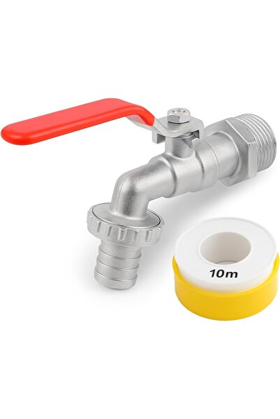 Generic Garden Tap Faucet, 1/2 Inch Outdoor Water Supply, Durable Handle Bibc...