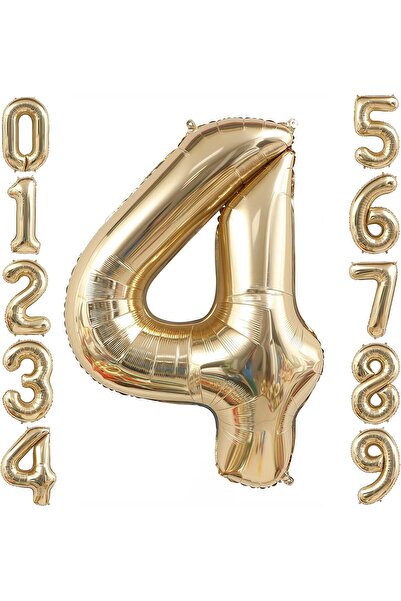 Generic Gold Number Balloon 40 Inch, 0-9 Number Balloons, 10 20 30 40 50 Numb...