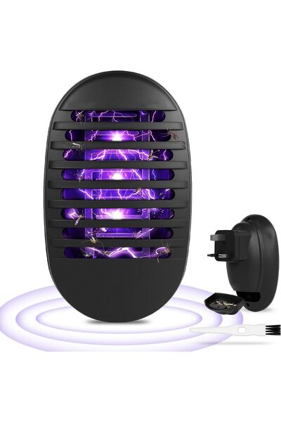 Generic Plug in Bug Zapper, Flying Electronic Insect Trap, Powerful UV Fly Za...