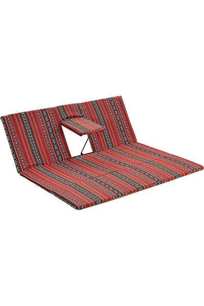 Generic كرسي أرضي سعودي قابل للطي مع مسند للظهر -170×120×4 سم- تصميم تقليدي ع...