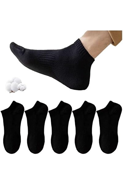 Generic Men's Cotton Socks,Breathable Running Ankle cotton sports socks - 5 P...