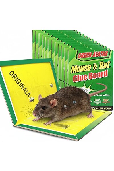 Generic 12 Pack Large Mouse Glue Traps with Enhanced Stickiness, Rat Mouse Tr...