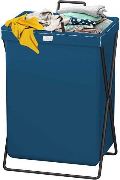 Generic Laundry Basket with Lid, Portable and Collapsible Folding Clothes Lau...