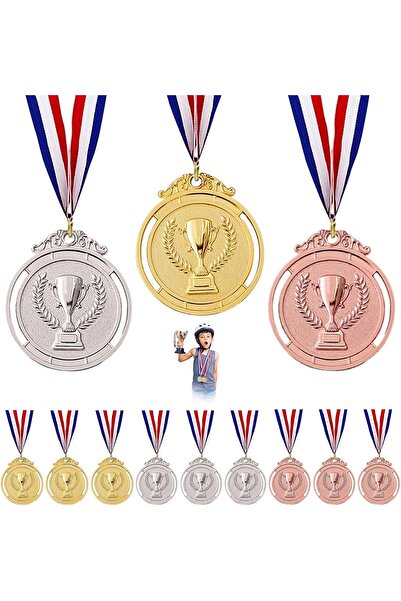 Generic Metal Medals, Gold Silver Bronze Medal Medals, Sports Day Medals with...